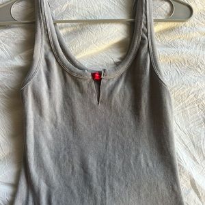 Ribbed, Bodycon mini dress. Light purple/grey